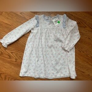 Baby Loren Pastel Floral Baby Dress with Ruffle Details, 2T, NWT